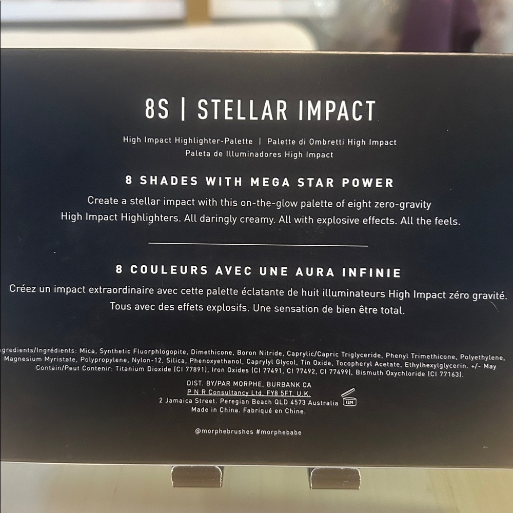 Morphe 8S Stellar Impact Highlighter Palette - Picture 5 of 6
